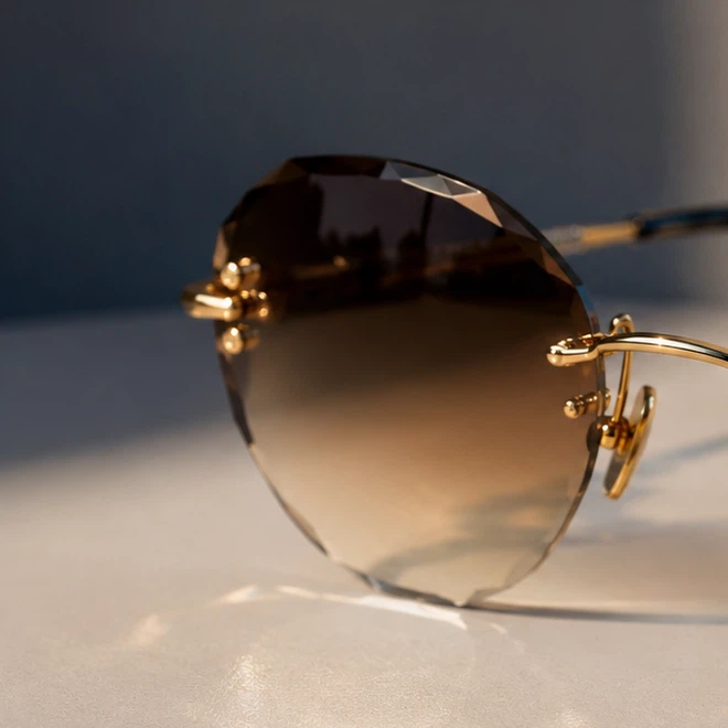Diamond cut glasses